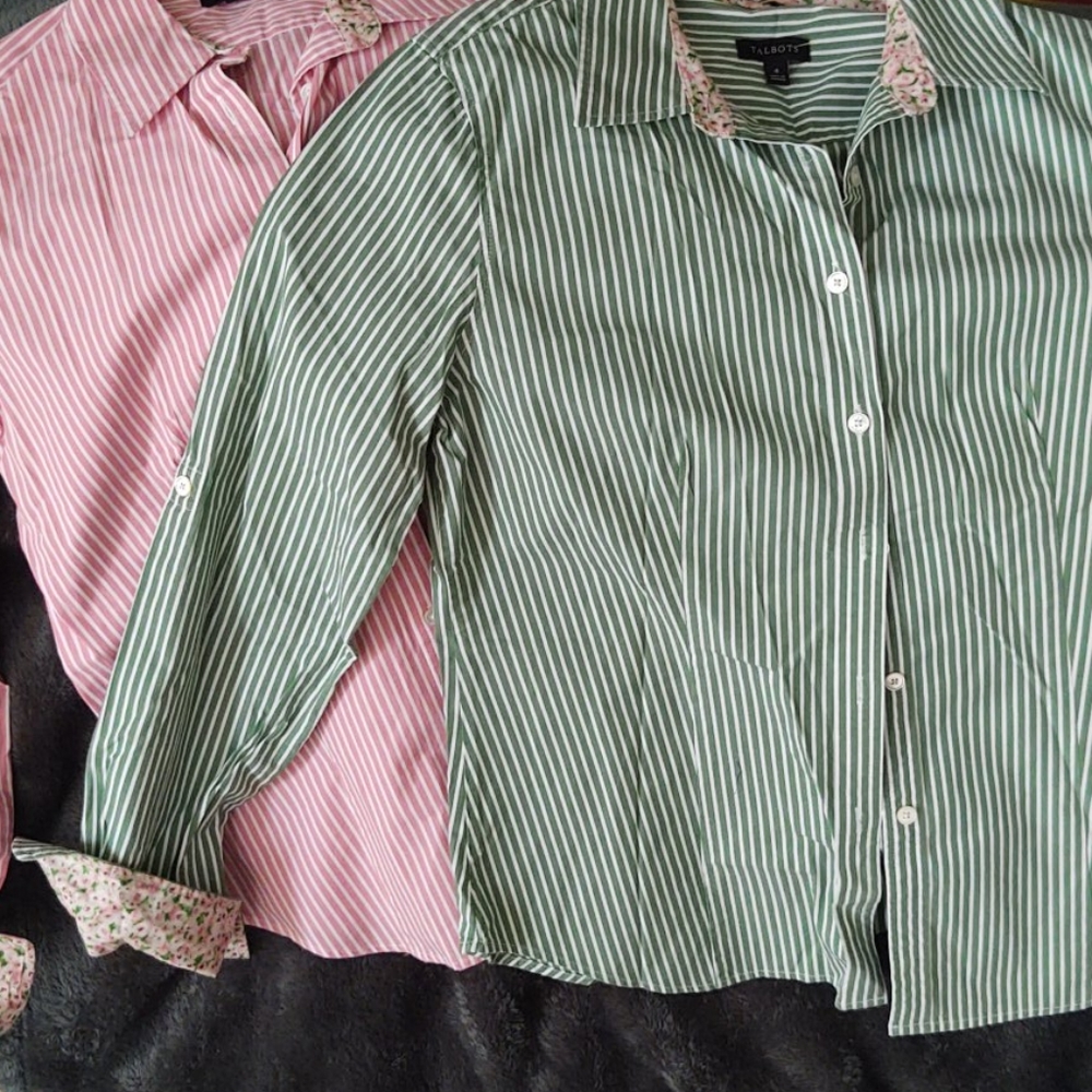 Set Talbot Striped & Floral Button up